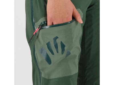 Pantaloni dama Karpos Valsesia Shell, verde jungle/verde rață