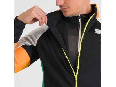 Sportful APEX Jacke, schwarz/weiß/grün/gelb