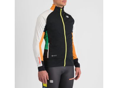 Sportful APEX Jacke, schwarz/weiß/grün/gelb