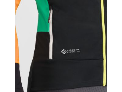 Sportful APEX jacket, black/white/green/yellow