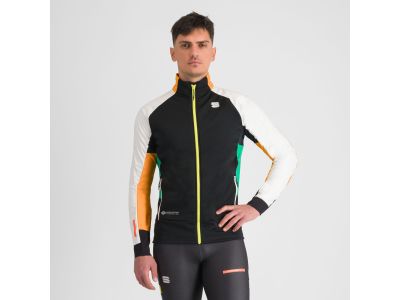 Sportful APEX Jacke, schwarz/weiß/grün/gelb