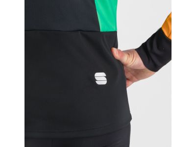 Sportful APEX Jacke, schwarz/weiß/grün/gelb