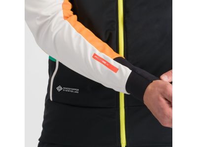 Sportful APEX Jacke, schwarz/weiß/grün/gelb