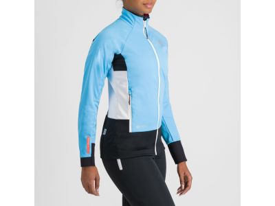 Sportful APEX women&#39;s jacket, blue aquarius/white