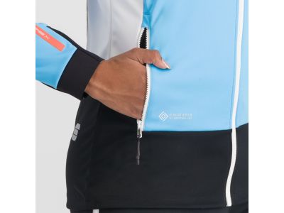 Sportful APEX women&#39;s jacket, blue aquarius/white