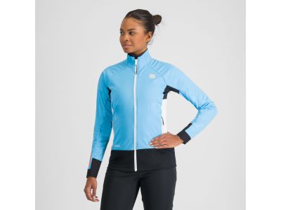 Sportful APEX women&#39;s jacket, blue aquarius/white