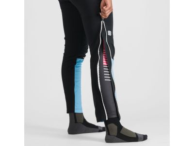 Sportful APEX women&#39;s pants, black/blue aquarius