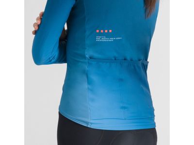 Tricou Sportful BODYFIT PRO THERMAL dama, albastru teal