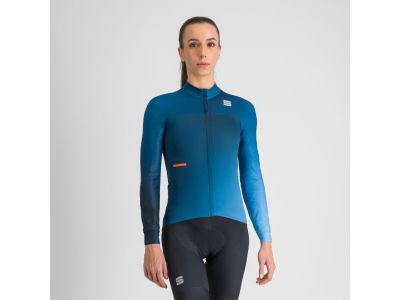 Sportos BODYFIT PRO THERMAL női mez, kékeszöld színű