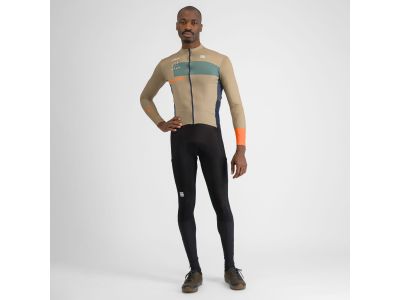 Tricou termoizolant Sportful BREAKOUT SUPERGIARA THERMAL, verde olive albastru galaxie portocaliu