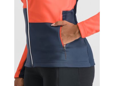 Sportful ENGADIN dámska bunda, pompelmo/galaxy blue