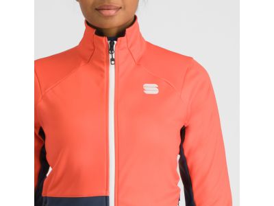 Sportful ENGADIN Damenjacke, Pompelmo/Galaxyblau