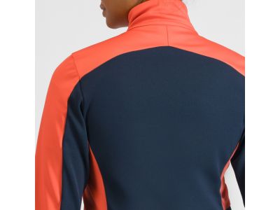 Sportful ENGADIN Damenjacke, Pompelmo/Galaxyblau