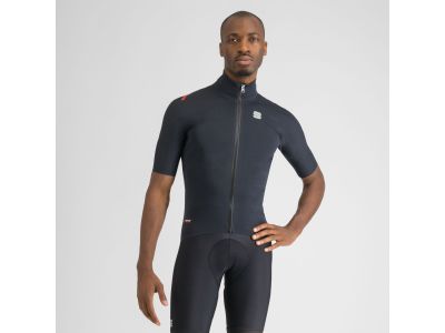 Geaca Sportful FIANDRE PRO cu maneci scurte, neagra