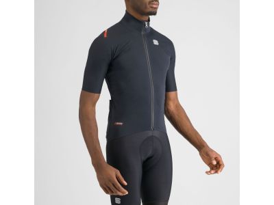 Geaca Sportful FIANDRE PRO cu maneci scurte, neagra