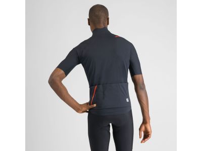 Geaca Sportful FIANDRE PRO cu maneci scurte, neagra