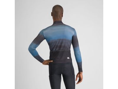 Sportful FLOW SUPERGIARA THERMAL insulated jersey, teal blue