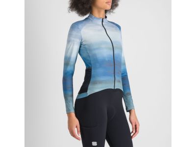 Sportful FLOW SUPERGIARA THERMAL zateplený dámsky dres, blue vintage