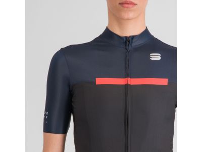 Sportful PISTA dámský dres, black galaxy blue