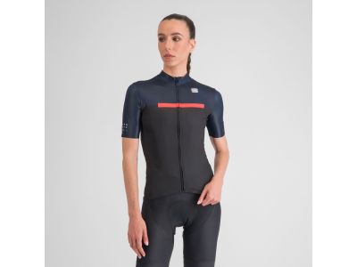 Sportful PISTA dámský dres, black galaxy blue