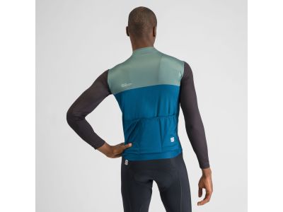 Sportful PISTA THERMAL dres, blue green black oranžová