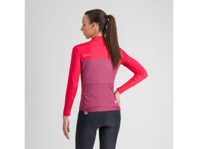 Sportful PISTA THERMAL women&#39;s jersey, raspberry pink white