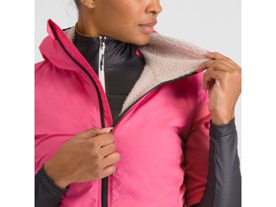 Sportful PUFFY women&#39;s jacket, raspberry pink