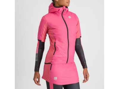 Sportful PUFFY women&#39;s jacket, raspberry pink