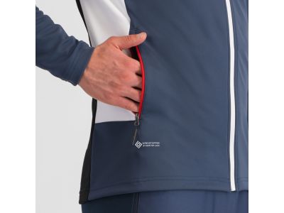 Sportful SQUADRA Jacke, Galaxieblau/Rot/Weiß