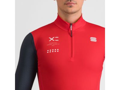 Sportful SQUADRA Trikot, Tangorot/Galaxyblau