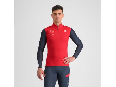 Sportful SQUADRA Trikot, Tangorot/Galaxyblau