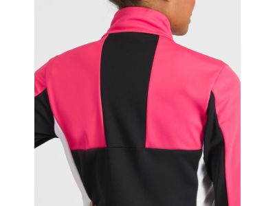 Sportful SQUADRA women&#39;s jacket, raspberry pink/white