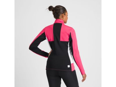 Sportful SQUADRA women&#39;s jacket, raspberry pink/white