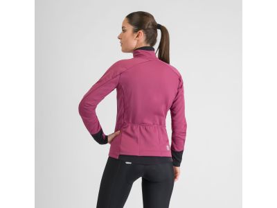 Sportful SUPER women&#39;s jacket, raspberry violet