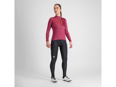 Sportful koszulka rowerowa damska SUPERGIARA THERMAL w kolorze malinowo-fioletowym