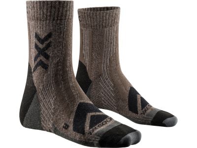 X-BIONIC X-SOCKS HIKE PERFORM MERINO ANKLE Socken, braun