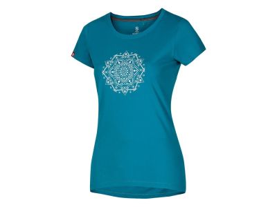 OCÚN Raglan T női póló, Blue Enamel Mandala