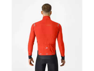 Castelli ALPHA FLIGHT ROS bunda, červený okr