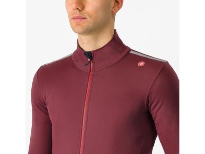 Castelli ESPRESSO AIR Jacke, dunkles Burgundrot