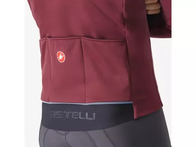 Castelli ESPRESSO AIR jacket, dark burgundy