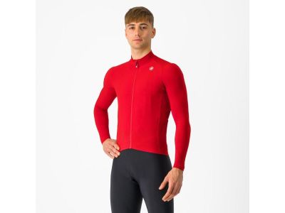 Koszulka rowerowa Castelli AERO RACE LS w kolorze czerwonym