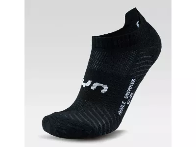 UYN AGILE SNEAKER Socken, 2 Paar, schwarz