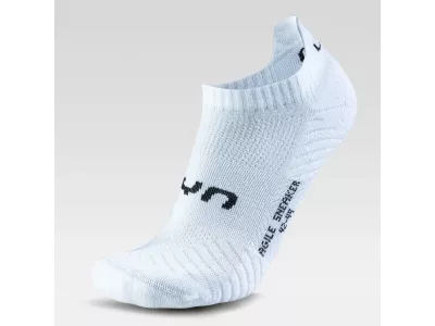 UYN AGILE SNEAKER socks, 2 pairs, white