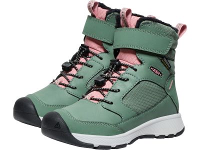 KEEN SKUA WINTER WP CH Kinderschuhe, Dark Forest/Rose Elegance