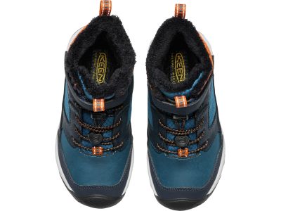 KEEN SKUA WINTER WP CH dětské boty, sky captain/gold flame