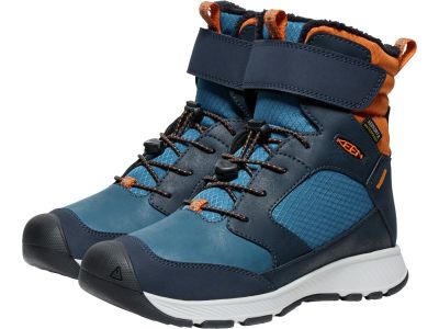 KEEN SKUA WINTER WP Y gyerek cipő, sky captain/gold flame