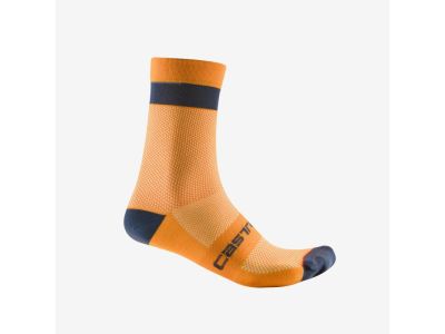 Castelli ALPHA 18 Socken, leuchtendes Orange