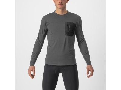 Castelli UNLIMITED MERINO dres, tmavá sivá