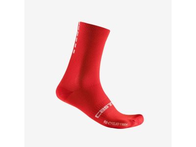 Castelli RE-CYCLE THERMAL 18 socks, red