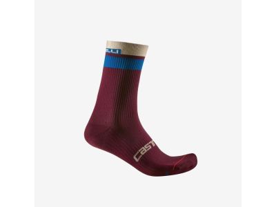 Castelli GARA THERMAL 18 socks, dark burgundy